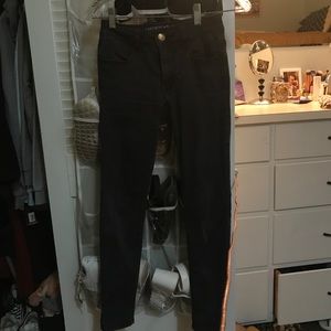 American Eagle Black Super Stretch Jeggings